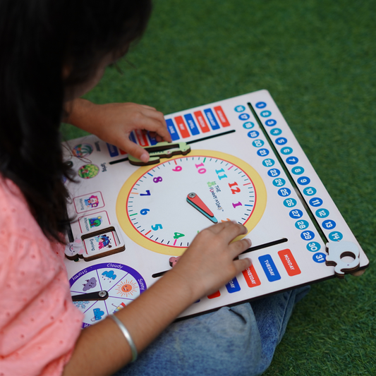 Jumbo Teaching Clock and Calendar