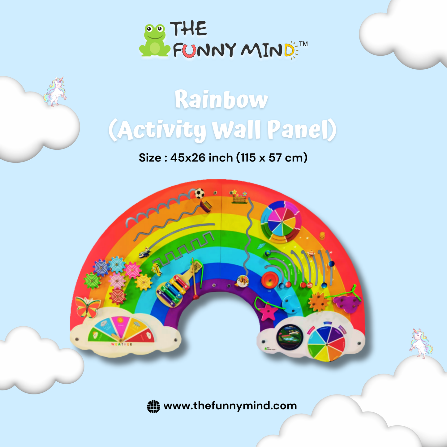 Rainbow Activity Wall Panel