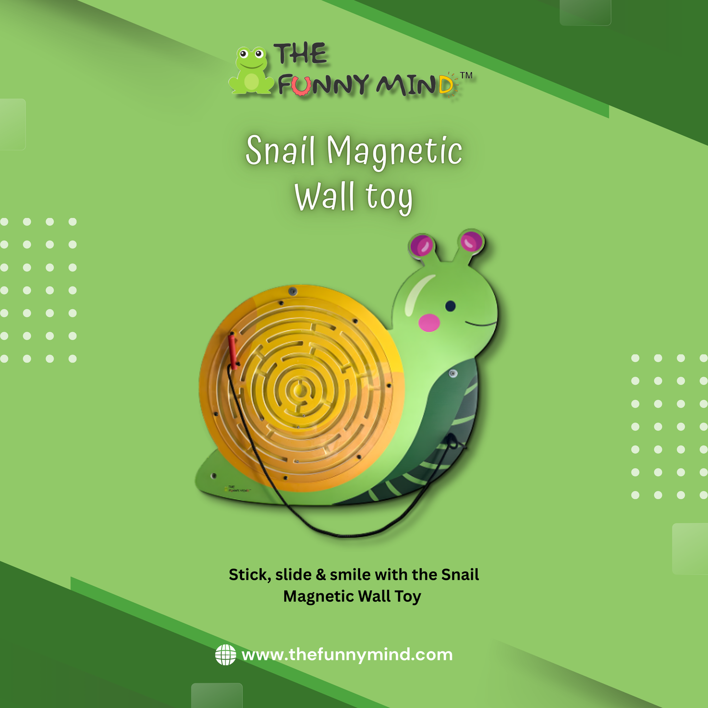 Snail Magnetic Wall toy