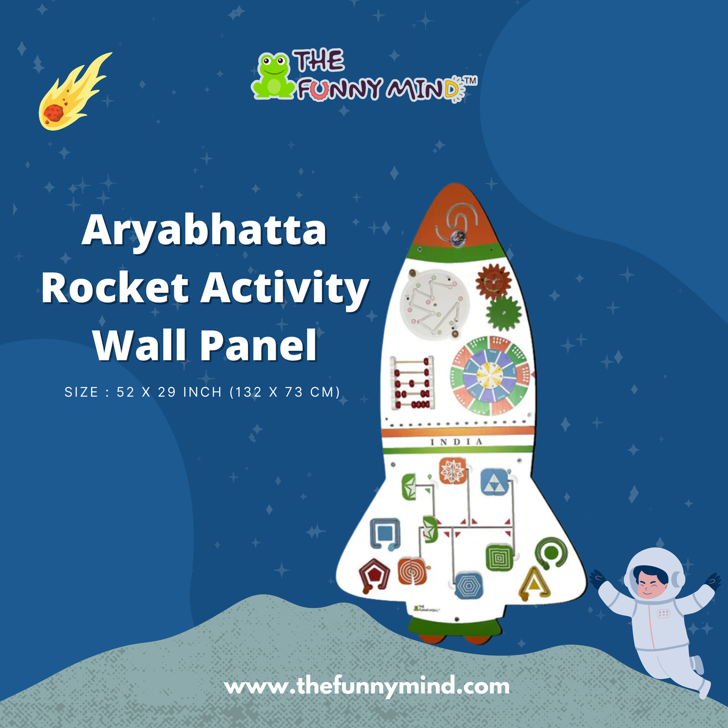 Aryabhatta Rocket Activity Wall Panel