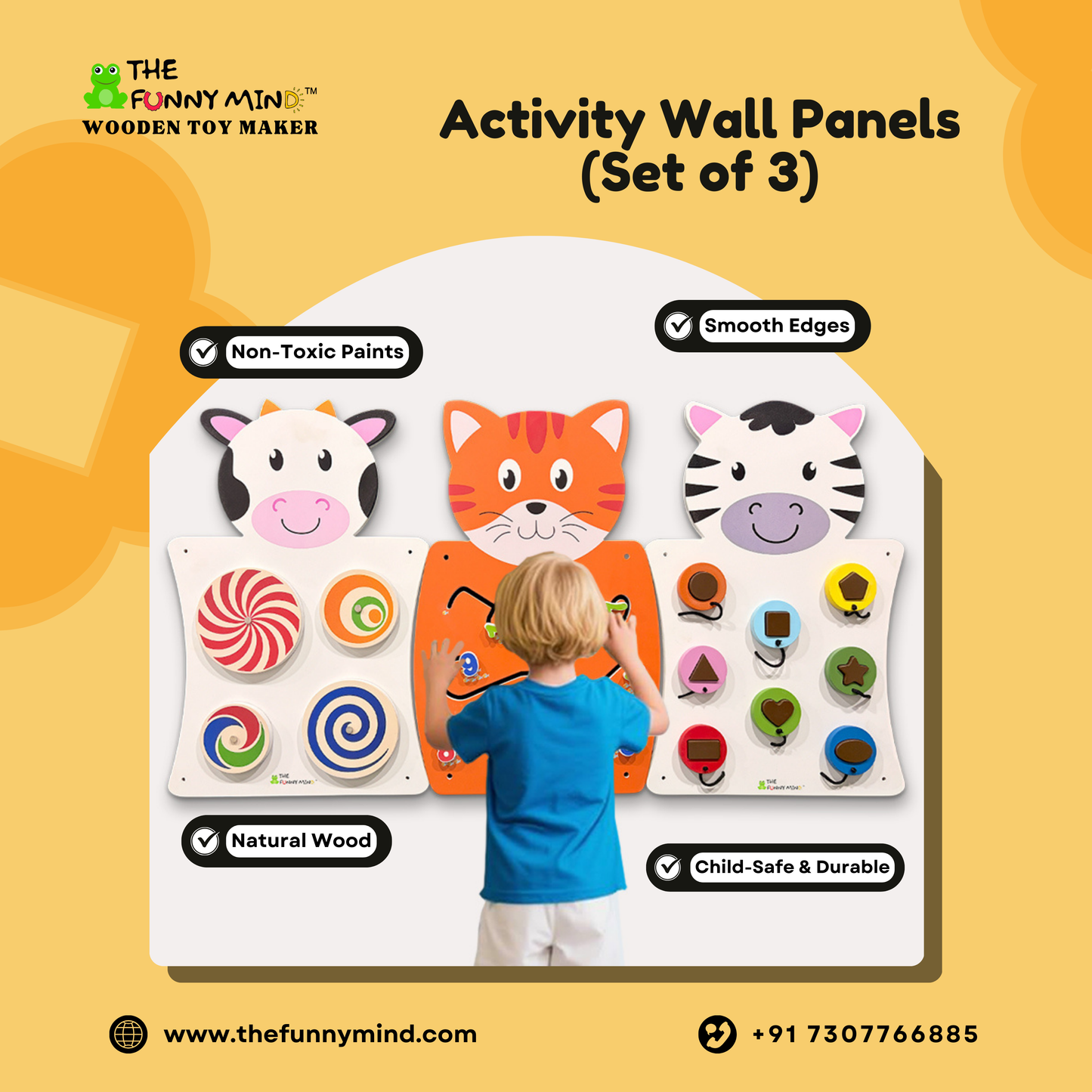 Activity Wall Panels (Set of 3)