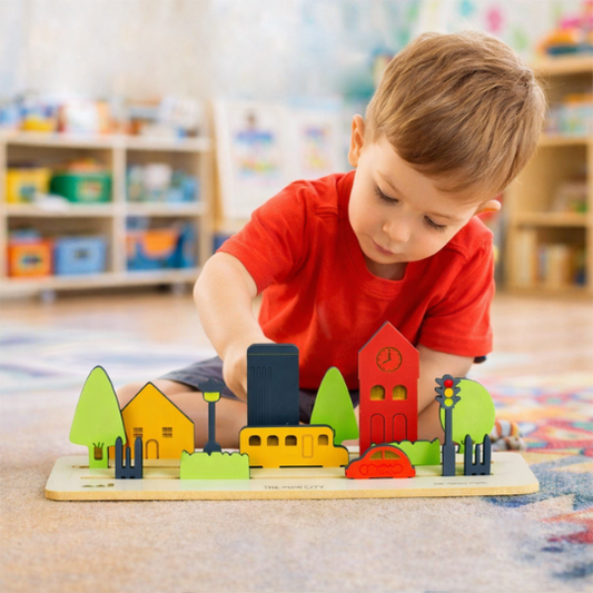 The Mini City 15 Pieces 3D Theme Story Board