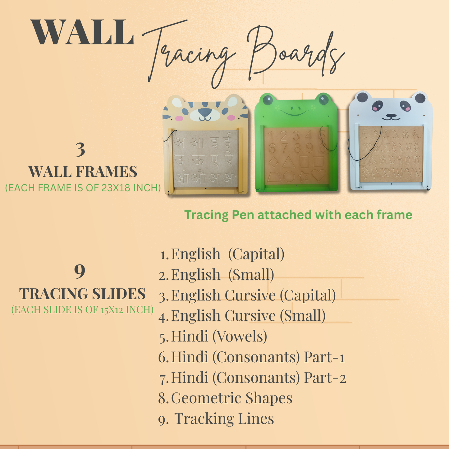 Wall Tracing Board