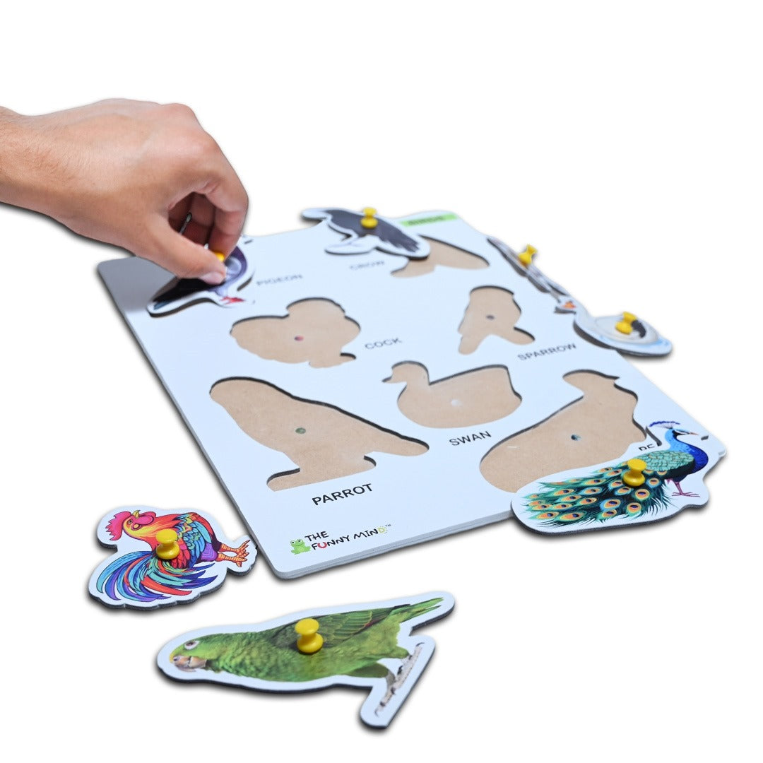 Birds educational puzzle toy