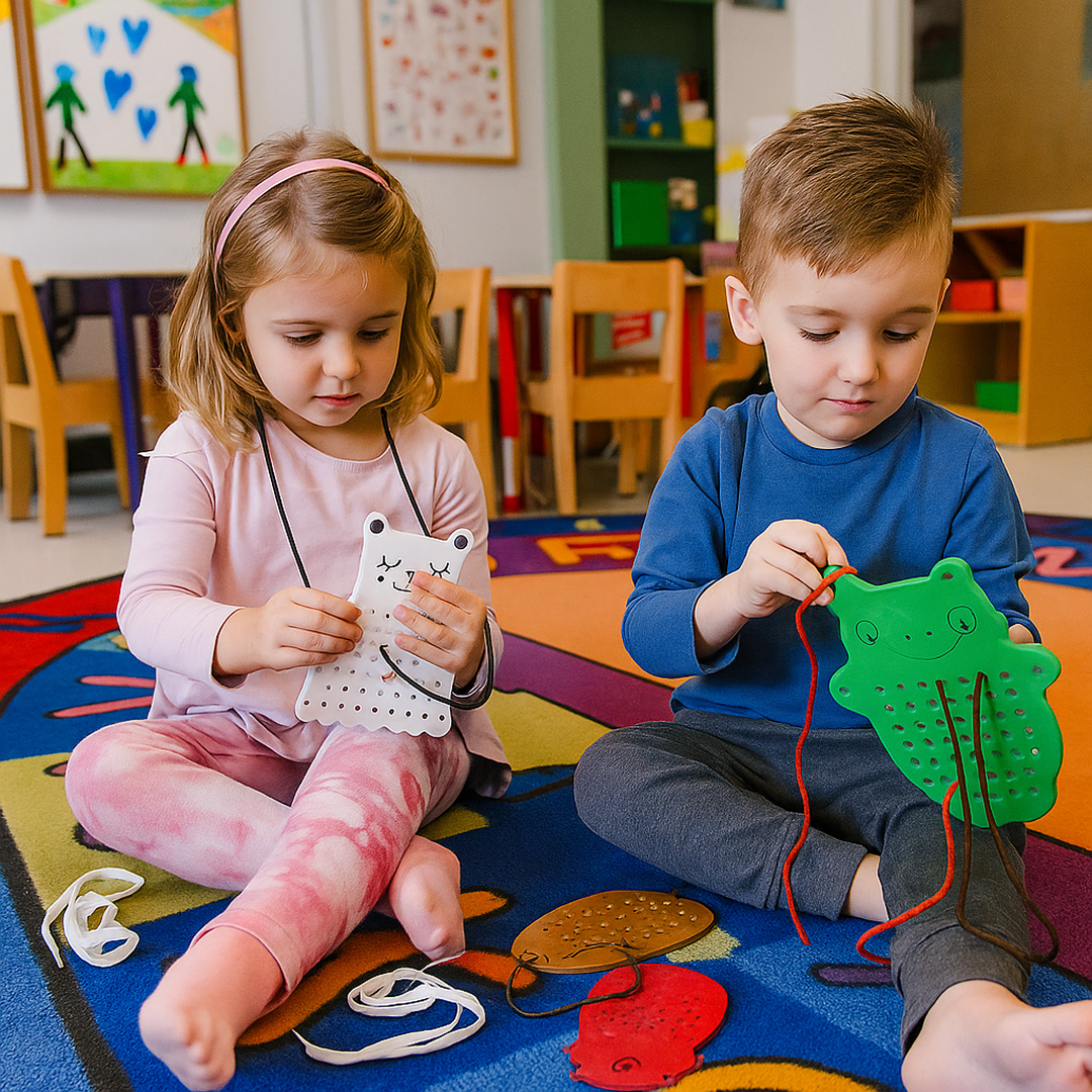 Wooden Lacing Toys Set (Set of 3)