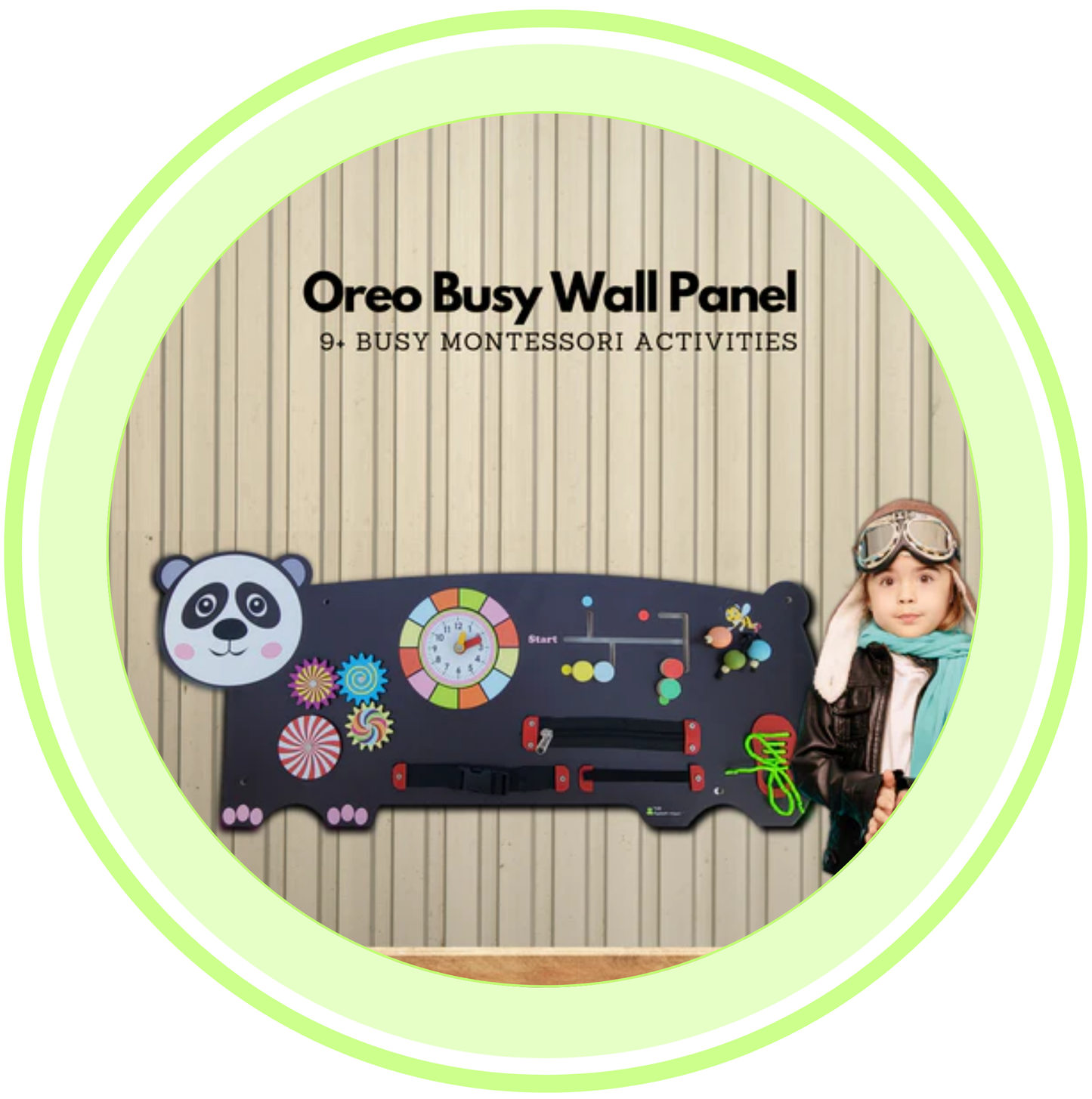 Oreo Busy Wall Panel With 9+ Activities