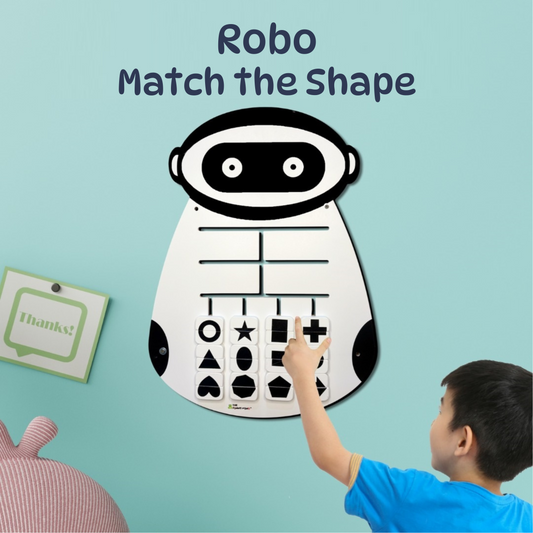 Robo Match the Shape Wall Panel