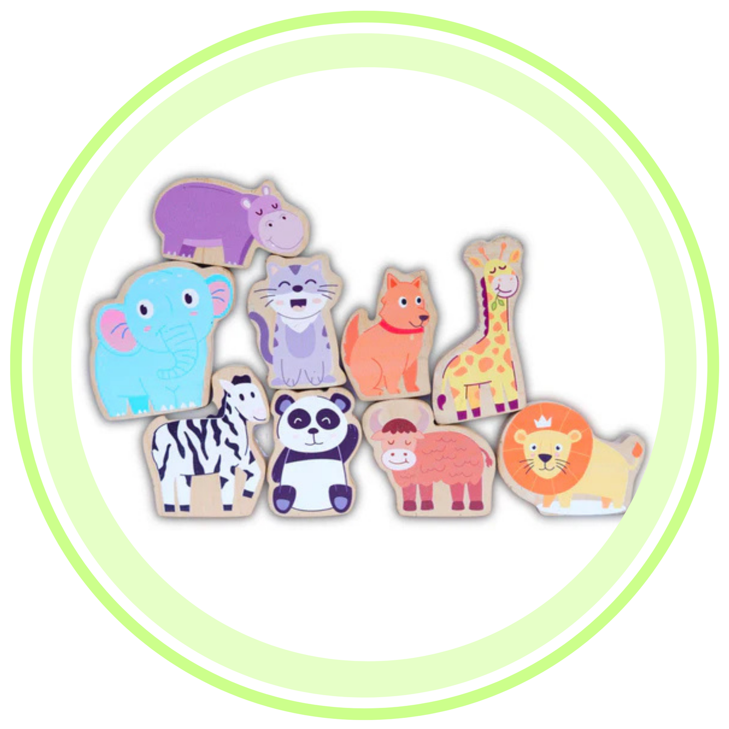 Animal Stacking Toy Set of 9