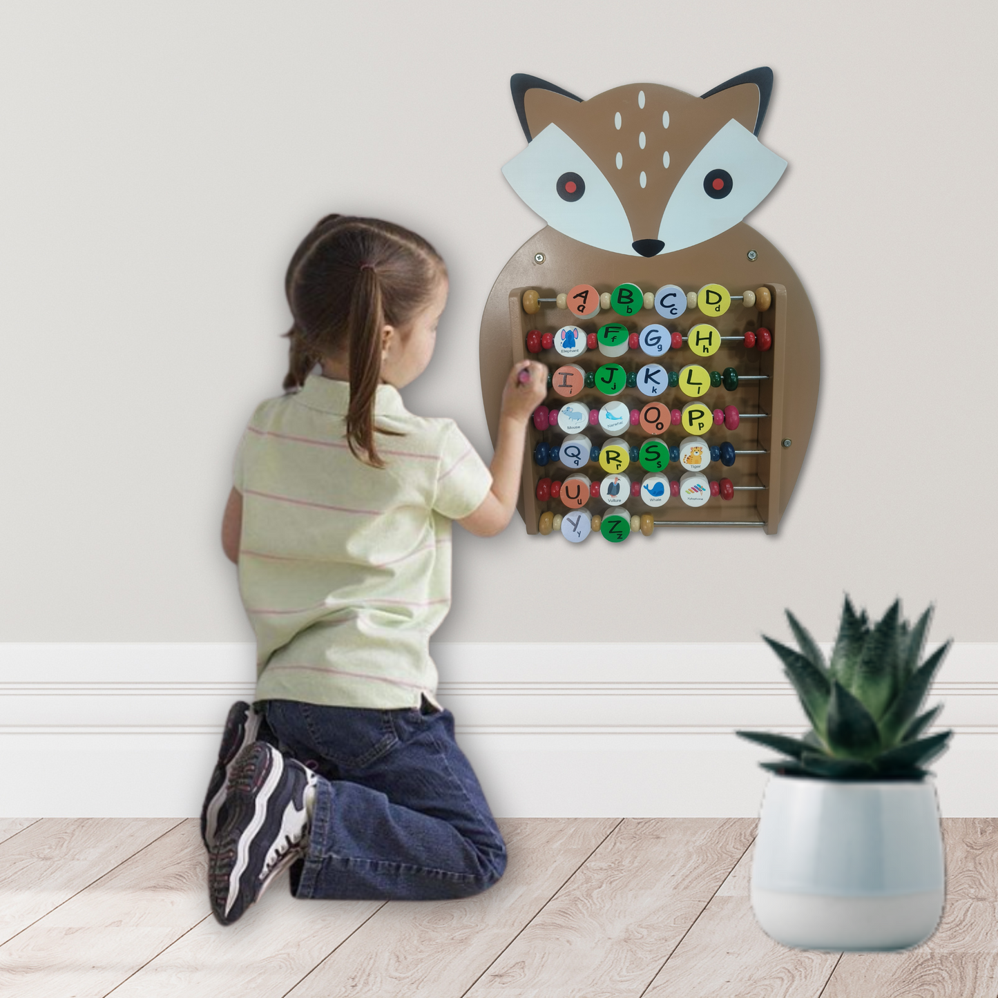 Fox English Letters Activity Panel