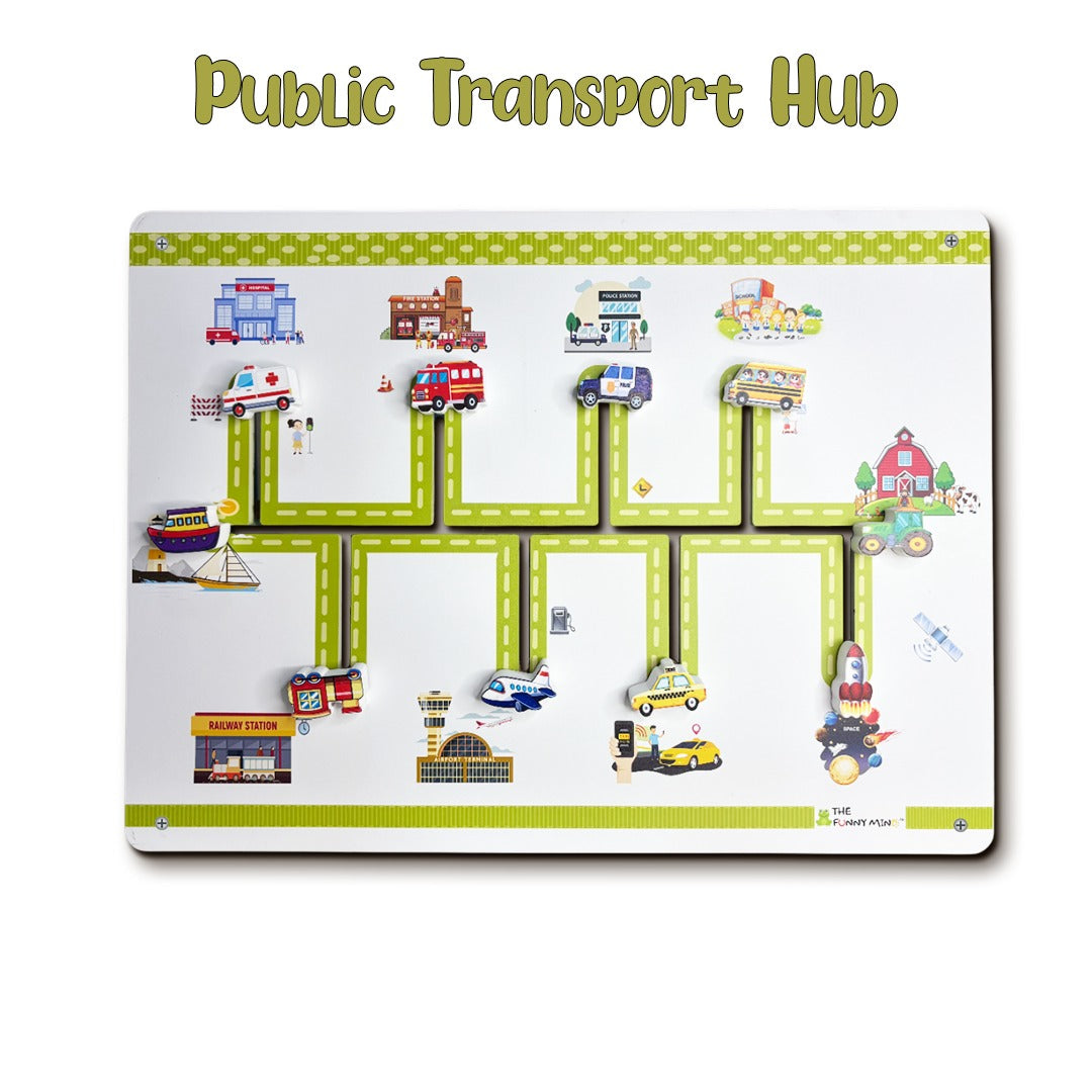 Transport Hub Activity Wall Panel