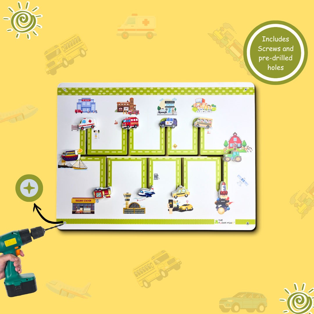 Transport Hub Activity Wall Panel