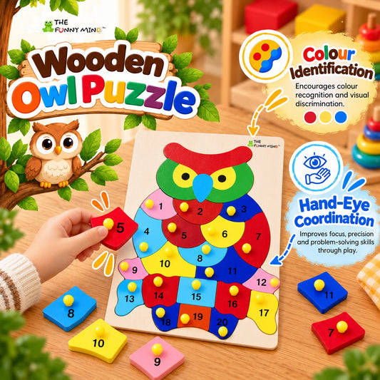Wooden Owl Puzzle