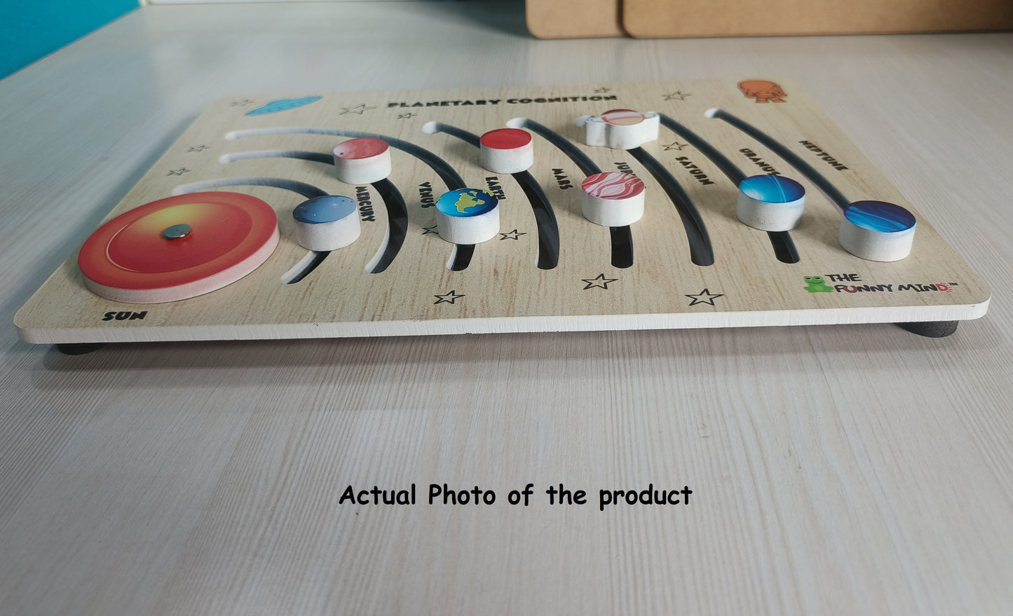 Wooden Montessori Board for Kids for 0 to 3 age