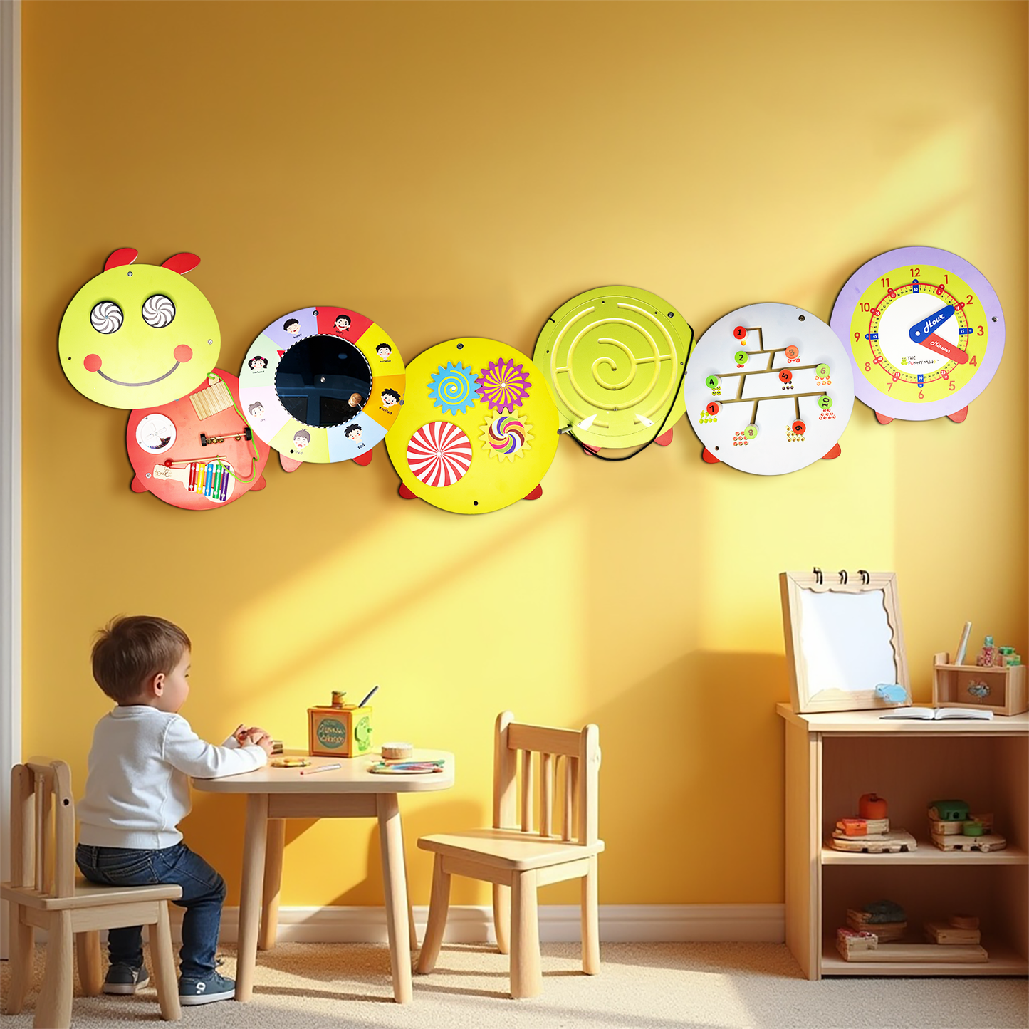 Caterpillar Activity Wall Panel