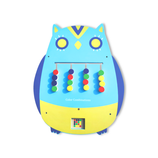 The Wise Owl Color Slide Puzzle Montessori Activity Panel