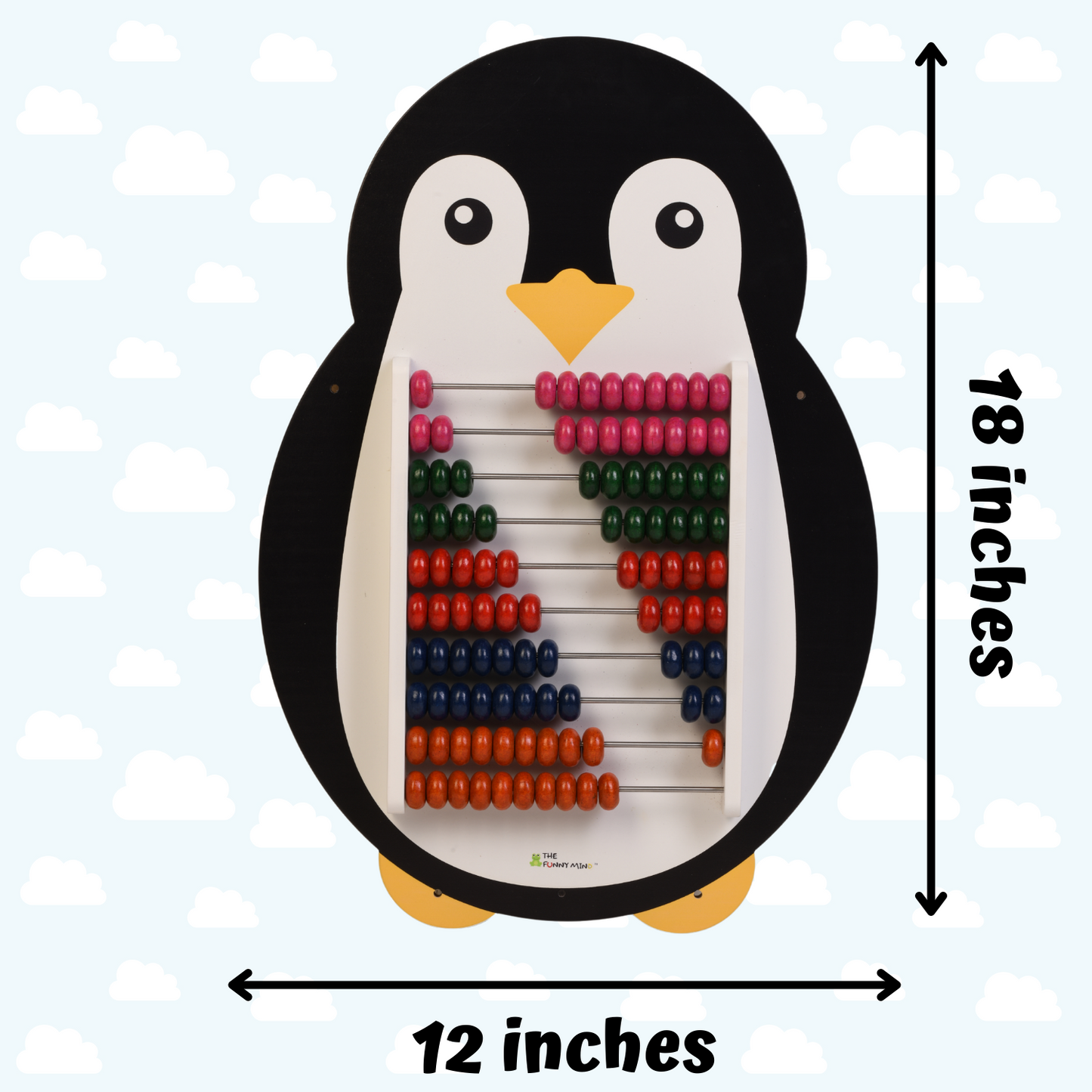 Penguin Wooden Abacus and Learning Play Center