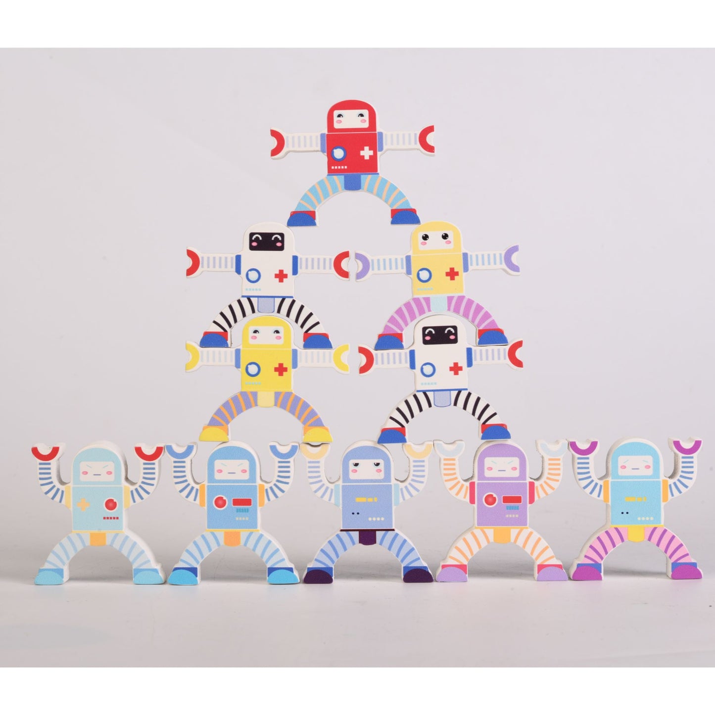 Robot Stacking Games Set of 10