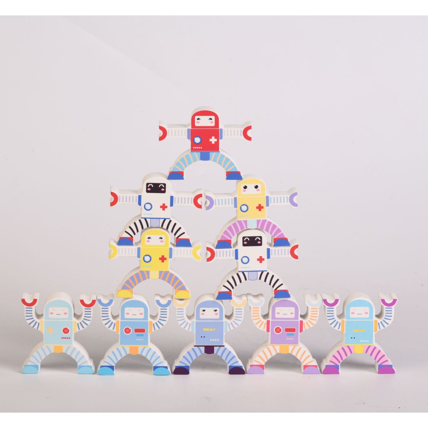 Robot Stacking Games Set of 10