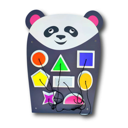 Hefty Panda Shape Sorter Montessori Activity Panel