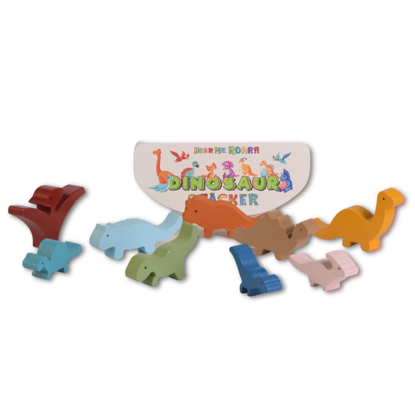 Dinosaur Stacking Toy Set