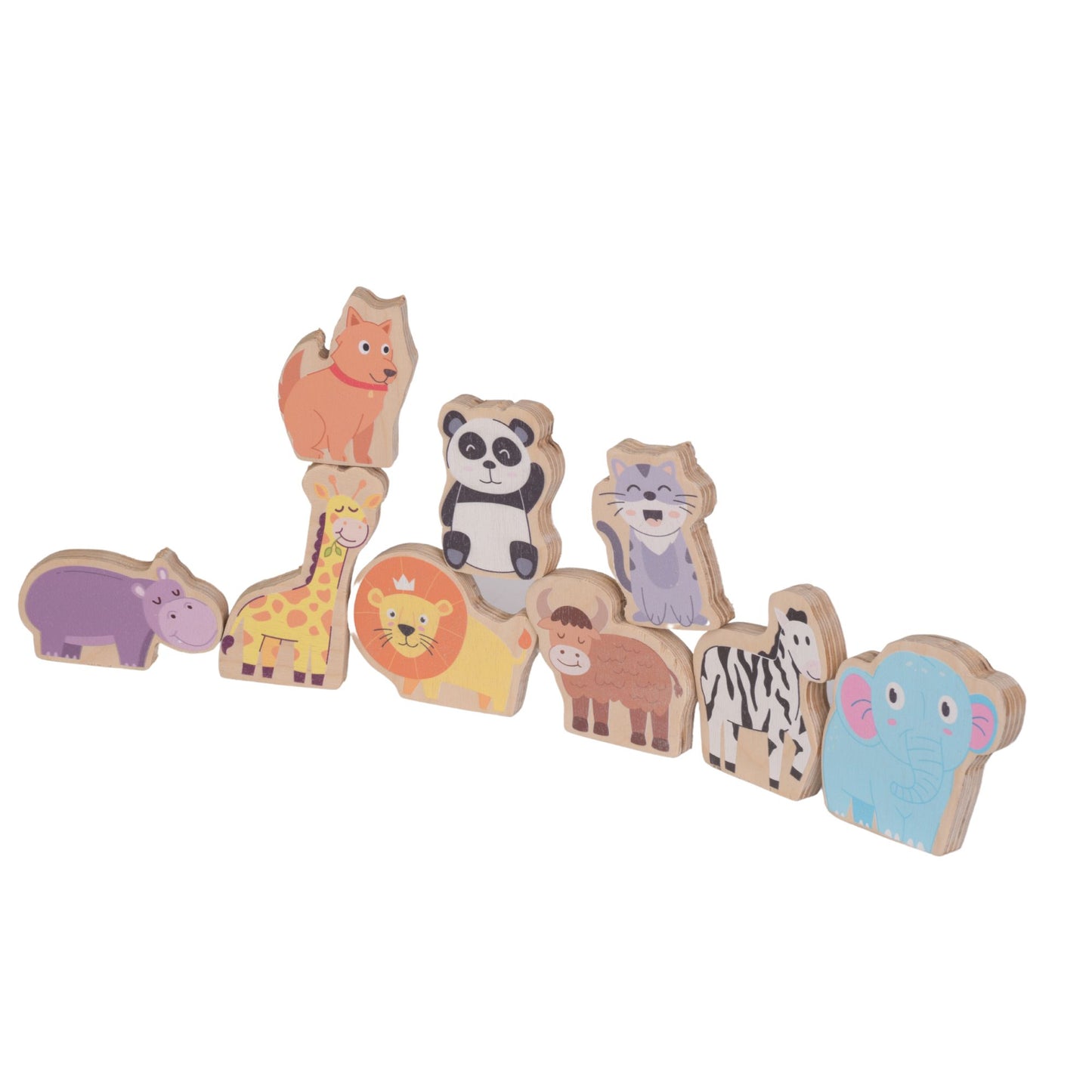 Animal Stacking Toy Set of 9