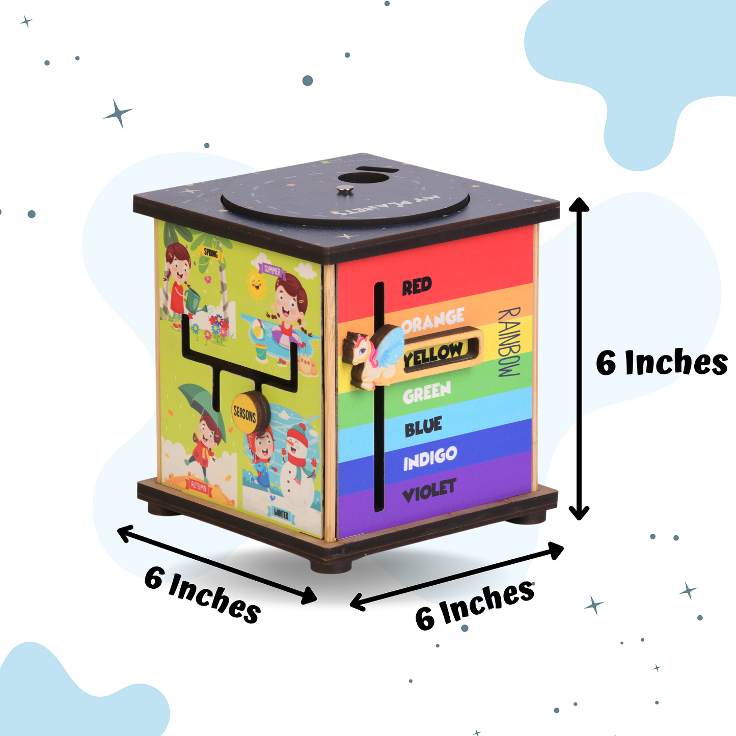 6" Galaxy Activity Busy Cube