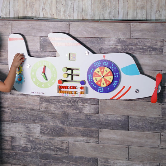 Aeroplane Rugged Wall Busy Board