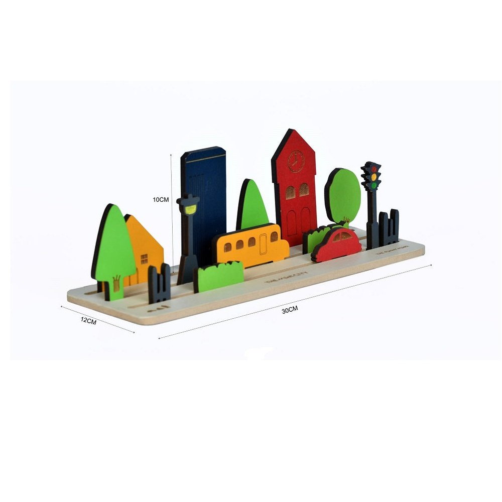 The mini city 3d theme story board