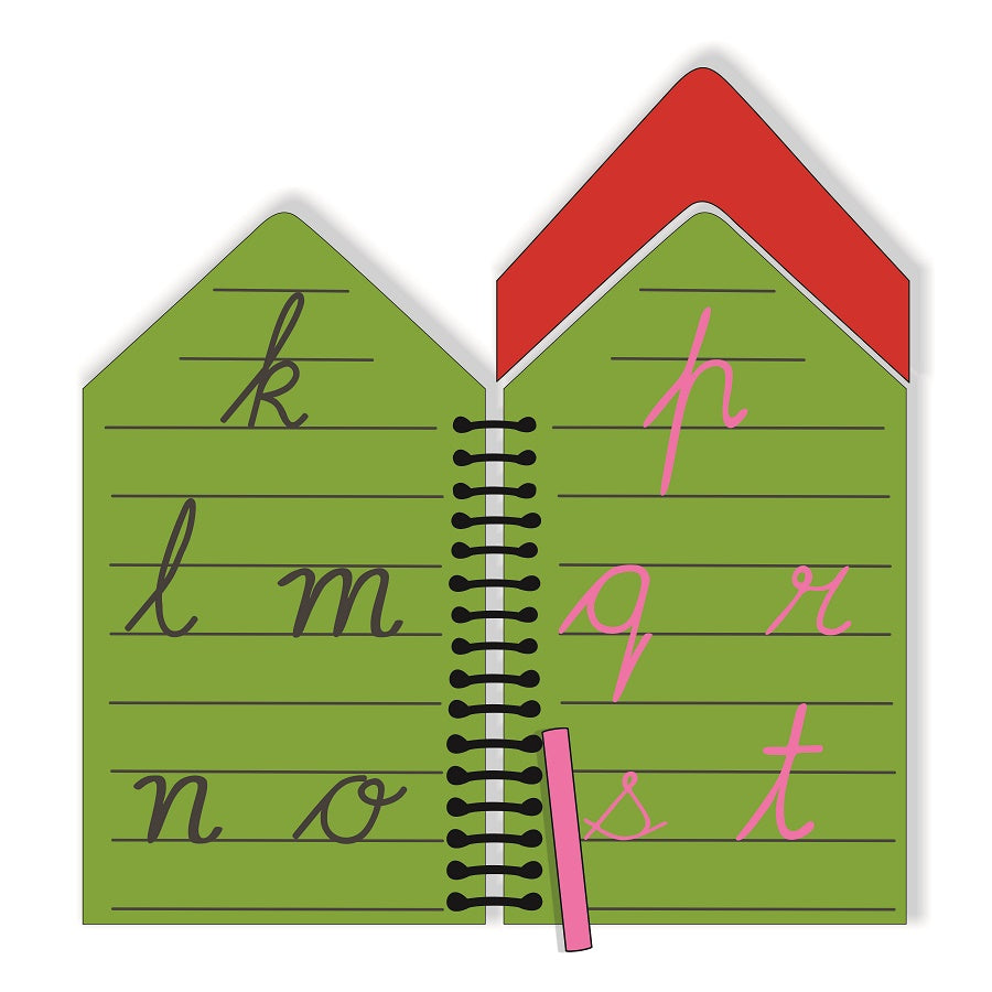 reusable chalk book for english cursive writing practice for adults and kids