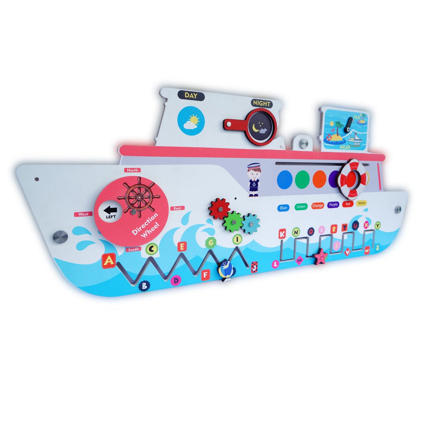 Sea Ship Rugged Busy Board