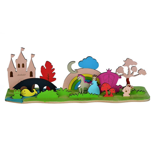 the castle 3d theme story board for role play