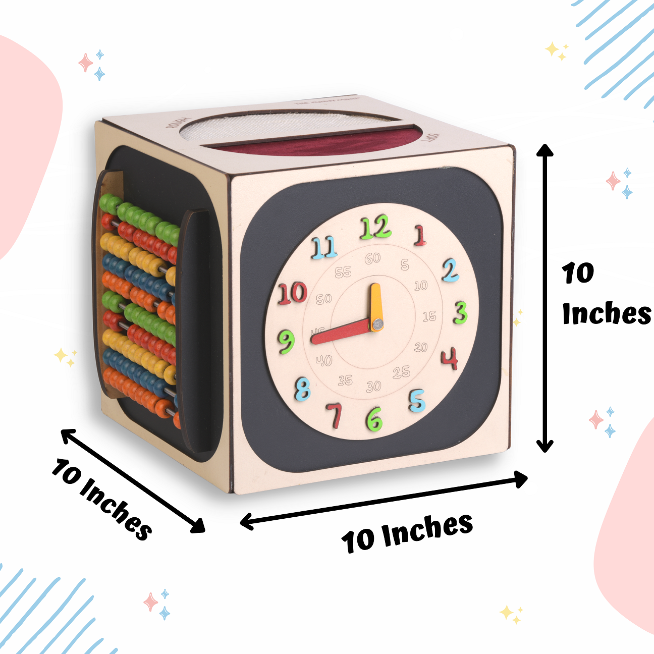 10" Activity Busy Cube