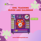Owl Teaching Clock and Calendar