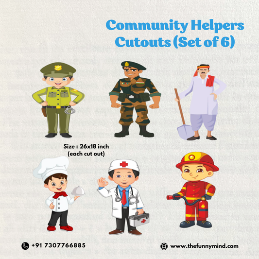 Community Helpers Cutouts (Set of 6)