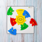 Wooden Days of the Week Knob Puzzle