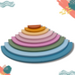 Set of 9 Halfmoon Rainbow Stacker
