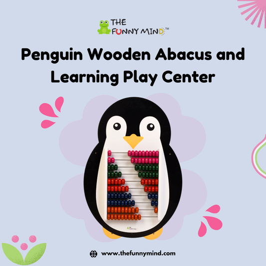 Penguin Wooden Abacus and Learning Play Center