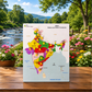India States & Union Territories Wooden Knob Puzzle
