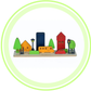 The Mini City 15 Pieces 3D Theme Story Board