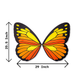 Monarch Butterfly Selfie Wings Wall Decal