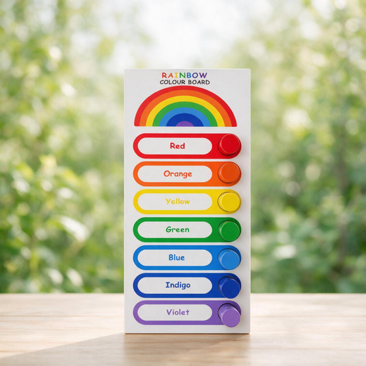 Rainbow Colour Board Wooden Toy,