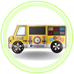 My School Bus Wooden Montessori Wall Activity Panel