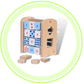 4 in 1 Mini Colorful Birchwood Abacus