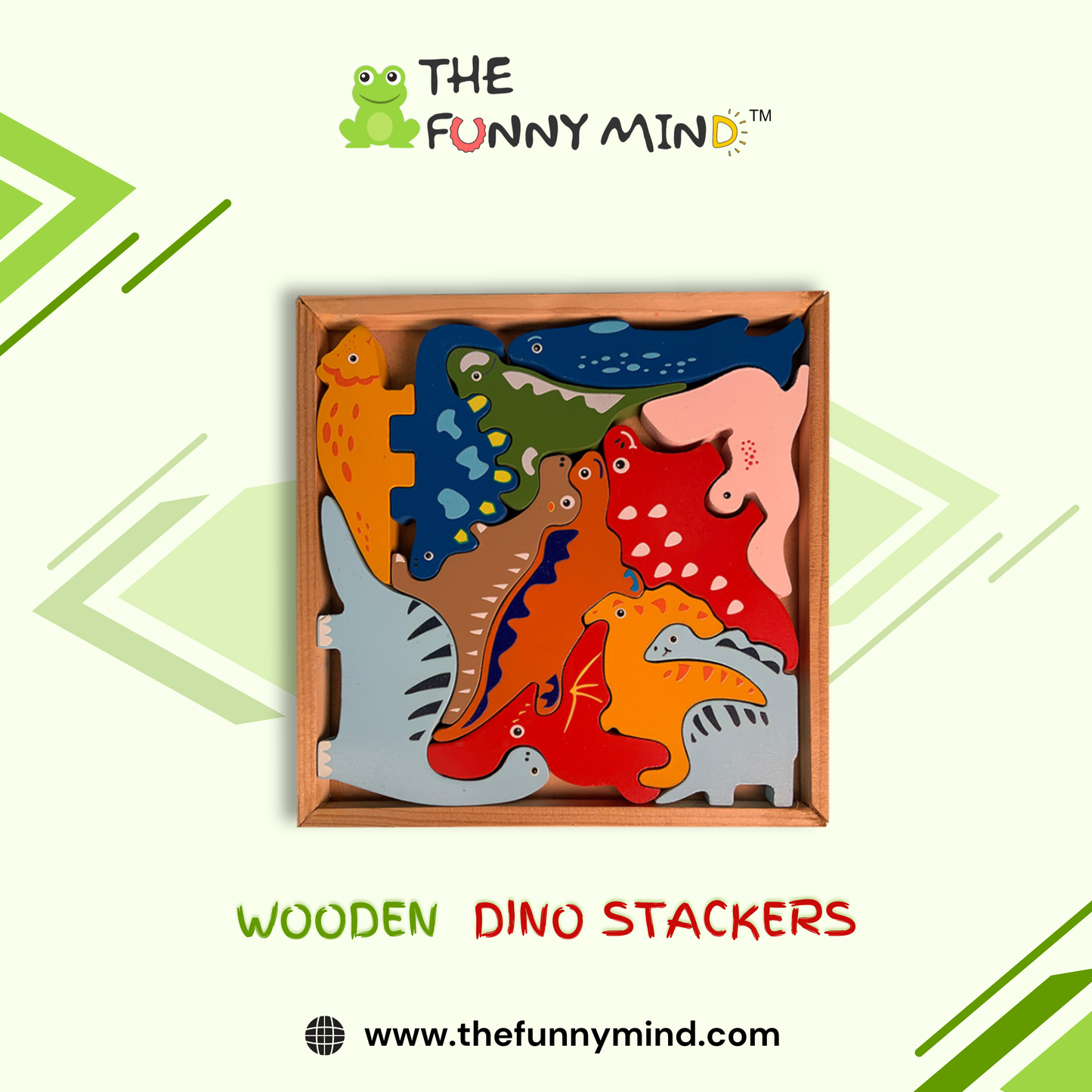 Dinosaur Stacking Tray