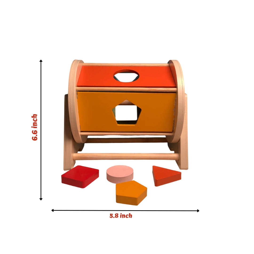 Wooden Wheel Spinner Drum