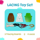 Wooden Lacing Toys Set (Set of 3)
