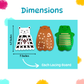Wooden Lacing Toys Set (Set of 3)