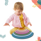 Set of 9 Halfmoon Rainbow Stacker