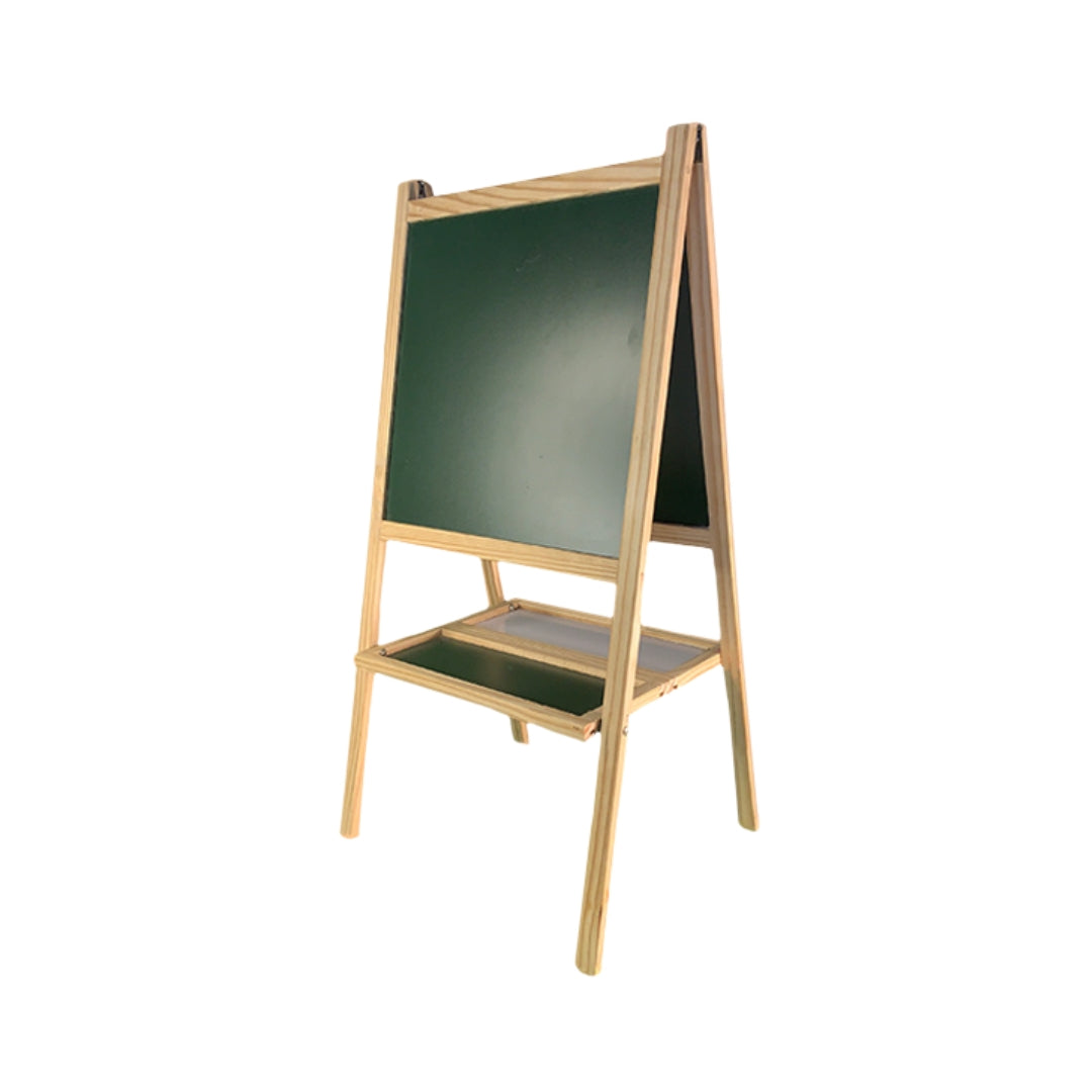Wooden 2 in 1 White & Green Easel Board