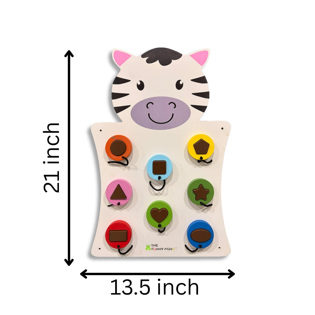 Zebra Activity Wall Panel